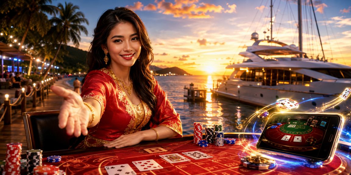 Pemain menikmati permainan Baccarat online di 18comic yang Mesra Malaysia